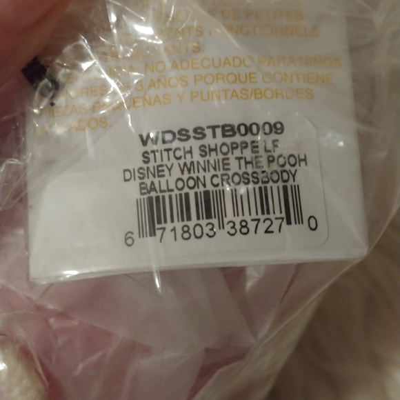 🎈FIRM! NWT DISNEY LOUNGEFLY STITCH SHOPPE WINNIE THE POOH BALLOON CROSSBODY - Picture 7 of 13